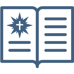 outline drawing of church newsletter