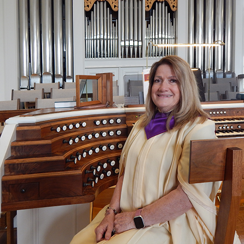 Paula Owens, Director of Music at Kernersville Moravian Church in Kernersville, NC